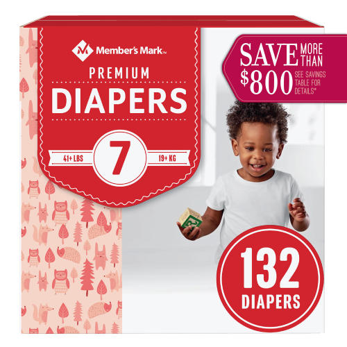 Member's Mark Premium Baby Diapers, Sam's Club
