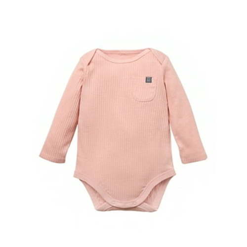 Modern Moments by Gerber Baby Neutral Organic Long Sleeve Bodysuit, 0/3 Months - 24 Months
