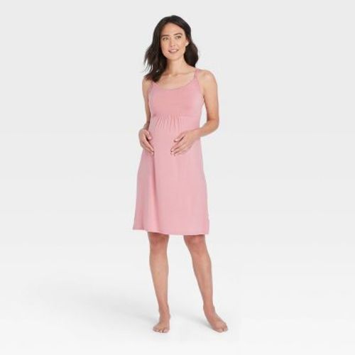 Drop Cup Nursing Maternity Chemise - Isabel Maternity By Ingrid & Isabel™ Pink S
