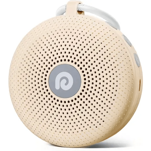 Dreamegg White Noise Machine - Portable Sound Machine for Baby Adult, Features Powerful Battery, 21 Soothing Sound, Noise Canceling for Office,Sound Therapy for Home,Travel, Registry Gift, Light Khaki
