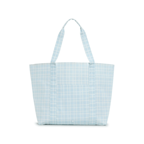 TRVL Jumbo Tote - Pimlico Plaid Blue
