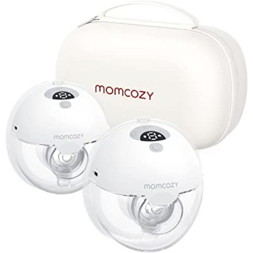 Momcozy 4-in-1 Pumping Bra Hands Free, YN12 Wearable Breast Pump Bra  Cotton-Nylon Comfort & Support for M5, S12 Pro, Spectra, Elvie, Willow,etc