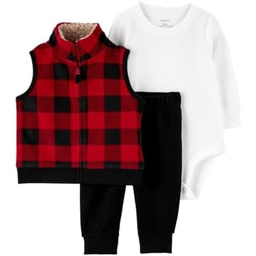 Carter's Baby Boys 3 Piece Little Jacket Set (Polar Bear) - 6 Months