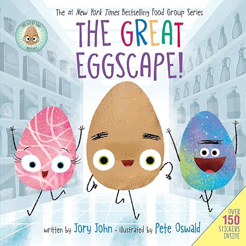 The Good Egg Presents: The Great Eggscape!: Over 150 Stickers Inside: An Easter And Springtime Book For Kids (The Food Group) Hardcover – Sticker Book, February 11, 2020