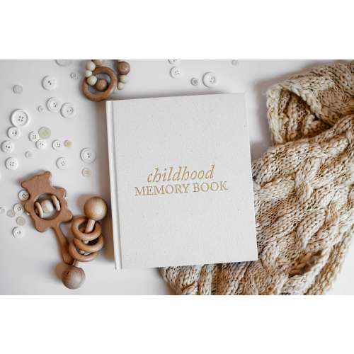 Baby Memory Book for New Mom Gift | Baby Photo Album from Birth-18 | Childhood Keepsake Journal and Scrapbook | Pregnancy & Baby Shower Gift