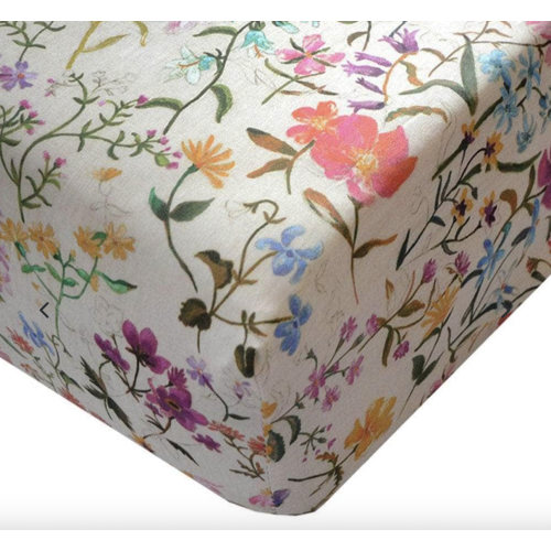 Fitted Sheet Made With Liberty Fabric Linen Garden