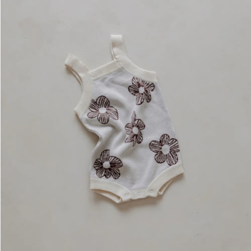 Flower Bodysuit | Natural