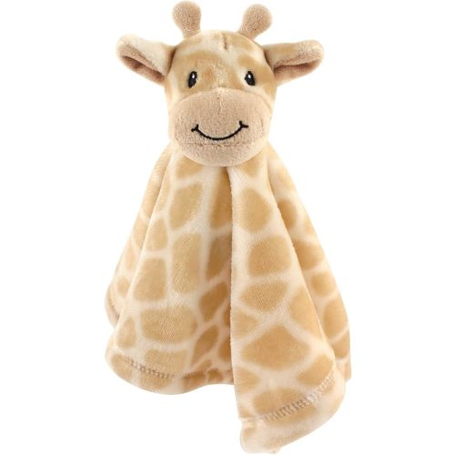 Hudson Baby Unisex Baby Animal Face Security Blanket, Giraffe, One Size