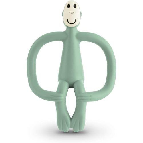 | Monkey Teether | Teething Toy for Babies | Mint Green | Toys 6 to 12 Months | Gently Massages Infants Gums | Different Textures to Sooth Baby Teething Pains | Dishwasher Suitable