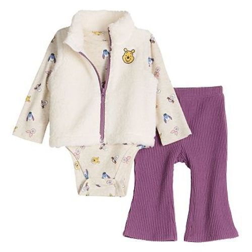 Baby Jumping Beans® Disney's Winnie the Pooh, Eeyore, Tigger & Piglet 3-pc. Vest, Bodysuit & Flare Leggings Set