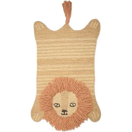 Crane Baby Lion Rug, Animal Nursery Decor Boys and Girls, Safari Nursery and Toddler Room Decor, Jungle Theme Rug, 23" x 36"
