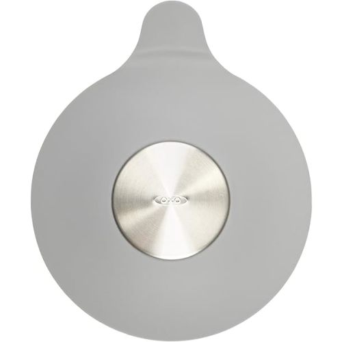 OXO Good Grips Silicone/Stainless Steel Tub Stopper, Grey