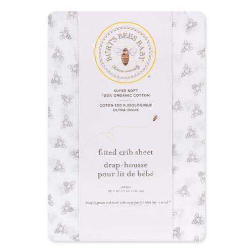 Honeybee Organic BEESNUG® Fitted Crib Sheet | Burt's Bees Baby™