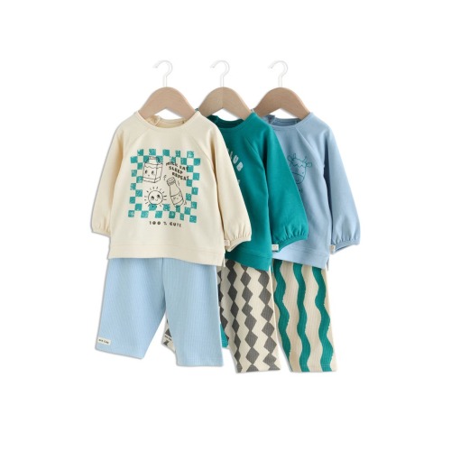 6-Pack Milk Club Assorted Sweatshirts & Leggings Set