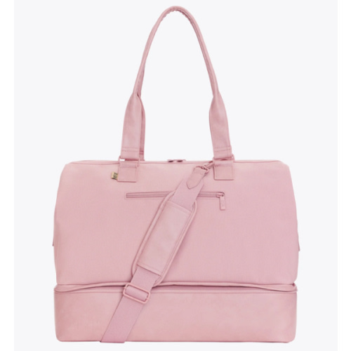 BÉIS 'The Convertible Weekender' in Atlas Pink - Pink Weekender Bag & Overnight Bag