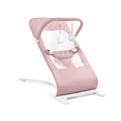 Baby Delight Alpine Organic Deluxe Portable Bouncer - Rose