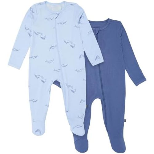 Modern Moments by Gerber Unisex Baby 2-Pack Sleep 'N Play with Mitten Cuffs