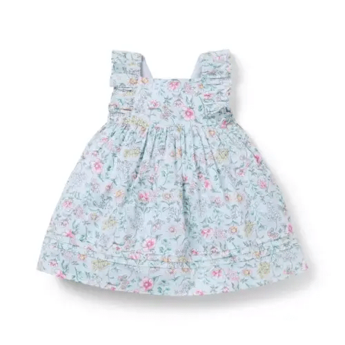 Baby Light Blue Floral Baby Matching Moment Floral Dress by Janie and Jack