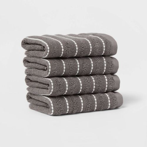 Performance Plus Wash Cloth- Threshold™ (Grey Set 3 of 3)