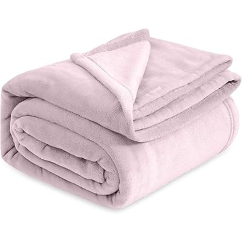 Baby Blanket - Lightweight Breathable Warm Cozy Soft Throw Blanket - Cradel Pink - 30x40 Inches