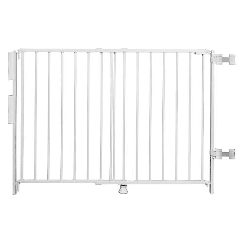 Regalo 2-in-1 Stairway and Hallway Wall Mounted Baby Gate, Bonus Kit, Includes Banister and Wall Mounting Kit - 43 Inches
