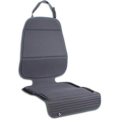 Munchkin Child Car Seat Protector, Elite Seat Guardian with Grime Guard Fabric, Dark Grey