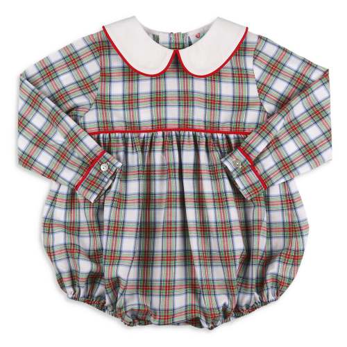 Boys James Bubble - Tartan Plaid - Shrimp and Grits Kids
