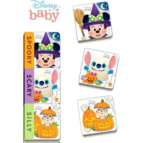 Disney Baby: Spooky, Scary, Silly (Teeny Tiny Books) Board book – July 6, 2021