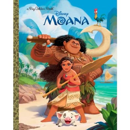Moana Big Golden Book - by Random House Disney (Hardcover)