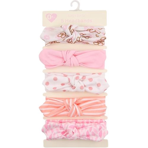 KIDOCHEESE® | 5 Pack Of Soft Stretchy Headbands