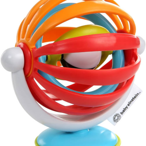 Baby Einstein Sticky Spinner BPA-Free High Chair Activity Toy, Ages 3 Months+