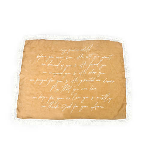 My Precious Child Prayer, Tassel Swaddle Blanket – OUR HOUSE ABOVE