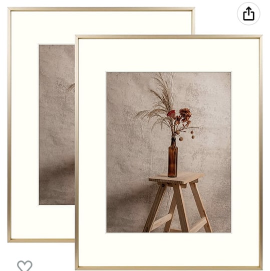 AUEAR, 16x20 Aluminum Frame in Gold (2 Pack)