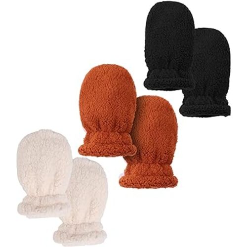 Zsedrut Baby Boys Winter Glove Warm Toddler Infant Girls Mittens Fleece Lined Gloves 1-7 Years