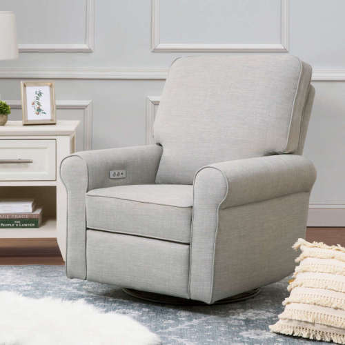 Monogram by Namesake Monroe Pillowback Power Recliner – Crib & Kids