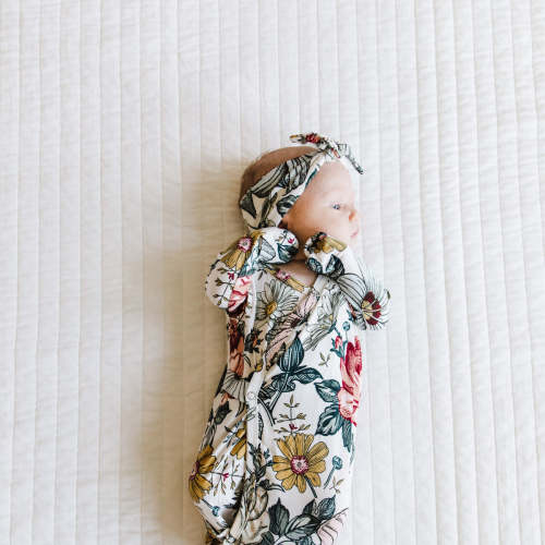 Kimono Knotted Gown in Hattie