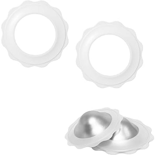 SilkyFit Barely-There Medical Grade Silicone Rings for Silverette Nursing Cups (2 pcs)