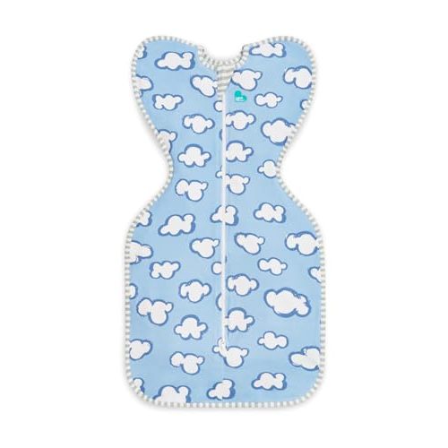 Love to Dream Swaddle UP, Baby Sleep Sack, Self-Soothing Swaddles for Newborns, Get Longer Sleep, Snug Fit Helps Calm Startle Reflex, New Born Essentials for Baby, 1.0 TOG, 13-19 lbs, Daydream Blue