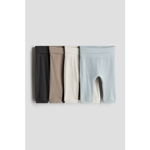 4-pack Ribbed Cotton Pants