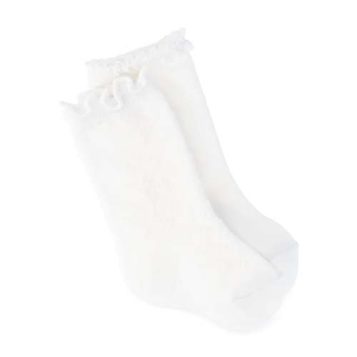 Carter's Child of Mine Baby Girl Knee High Socks, 2-Pack, Size 0/6 Months-6/12 Months