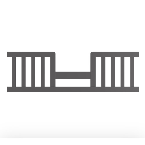 Toddler Guard Rail, Cool Gray (F09514) | Crib Conversion Kit | Child Craft