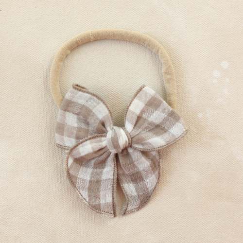 Mini Fleur Bow Headband // Serena