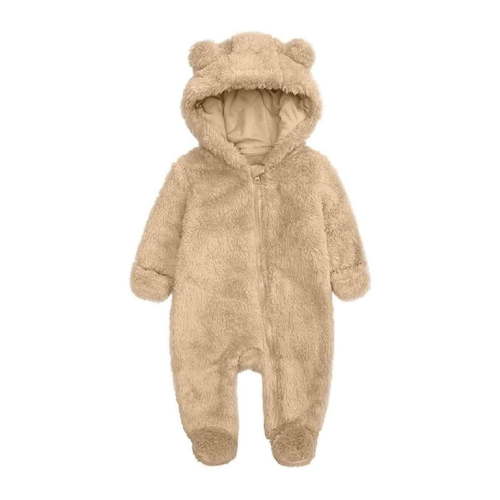 Timegard Baby Winter Clothes Newborn Fleece Cute Footies Onesie Toddler Boys Girls Zip up Rompers Warm