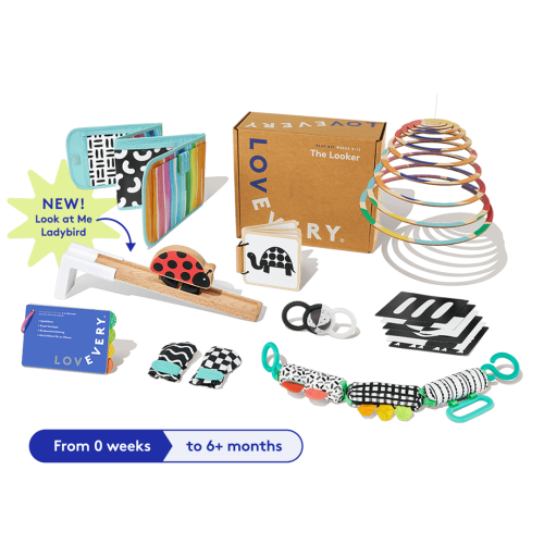The Looker Play Kit | Toys for Newborn to 12 Week Olds | Lovevery AU
