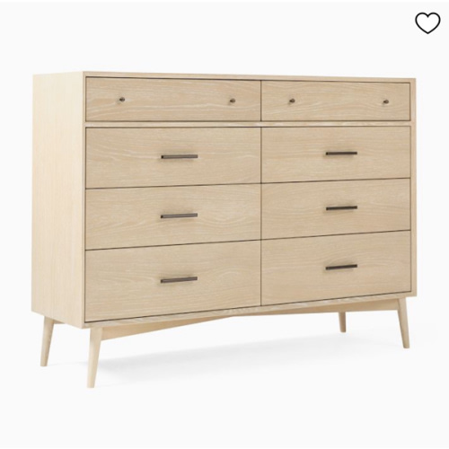 Mid-Century 8-Drawer Dresser (59")