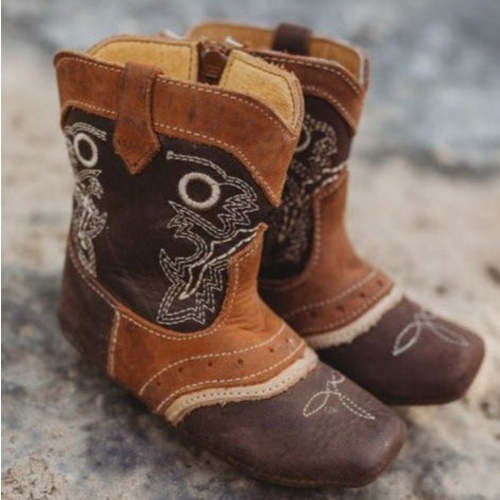 "River" Classic Cowboy Baby Boots