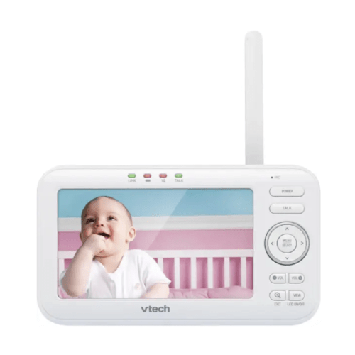 VTech 5" Video Baby Monitor w/Adaptive Night Light White VM5254 - Best Buy