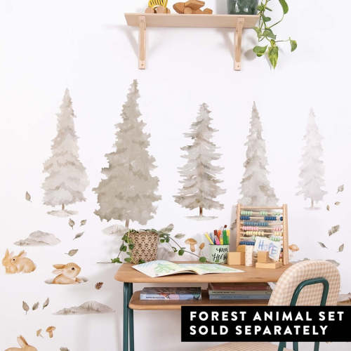 Small Nordic Forest Wall Decals