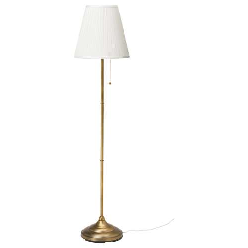 ÅRSTID Floor lamp - brass/white