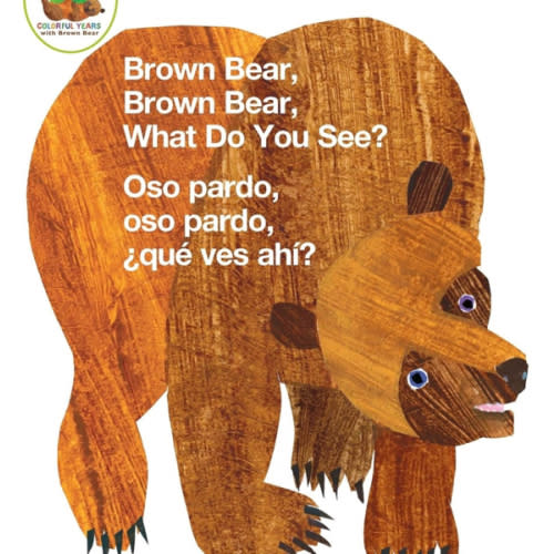 Brown Bear, Brown Bear, What Do You See? / Oso pardo, oso pardo, ¿qué ves ahí? (Bilingual board book - English / Spanish)